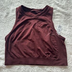 Alphalete Burgundy Sleeveless Top